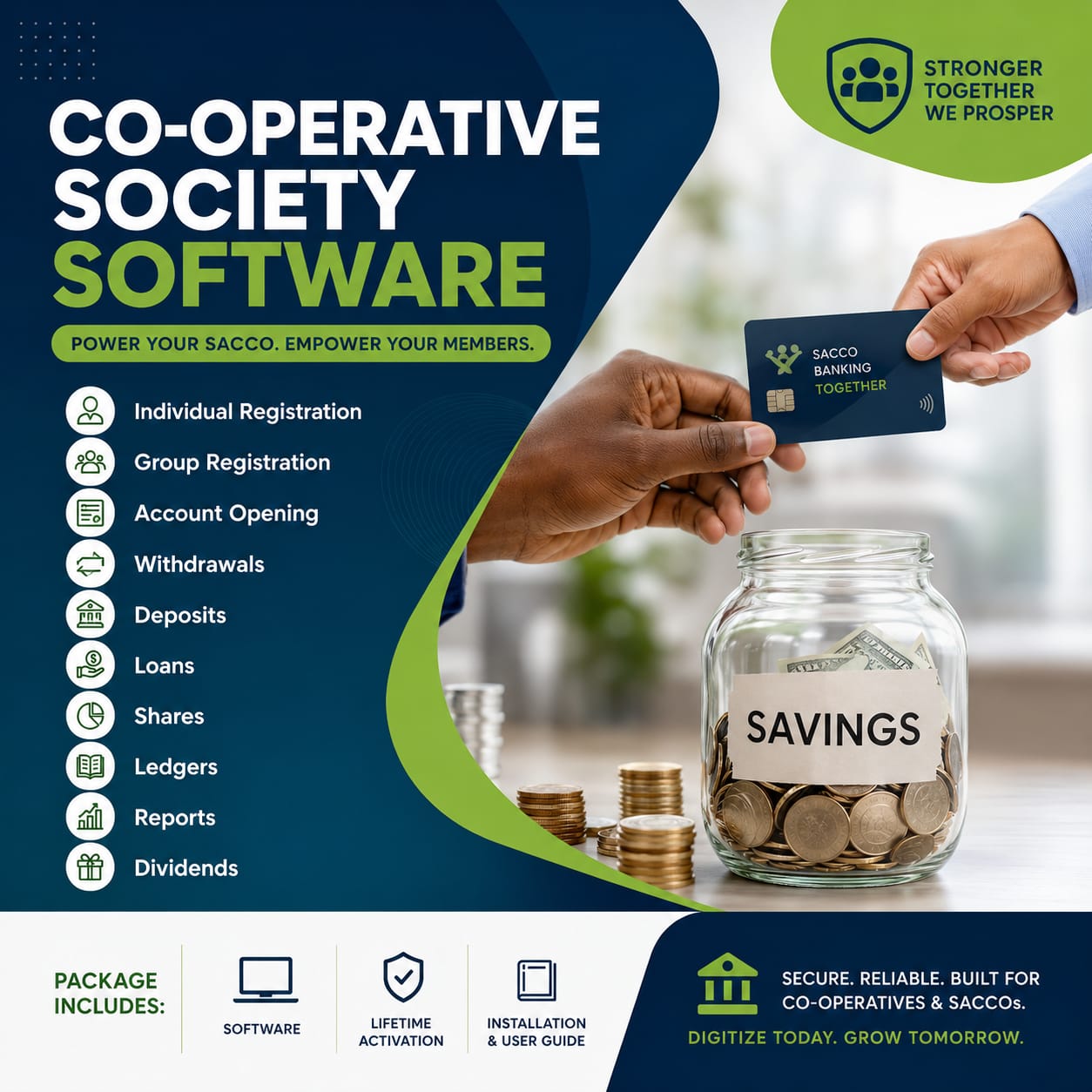 Best Offline Cooperative Society Software